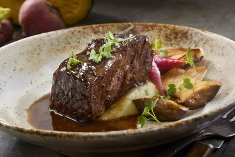 Rib Kingoyster Mushroom Schwarz Trueffel Puree Min